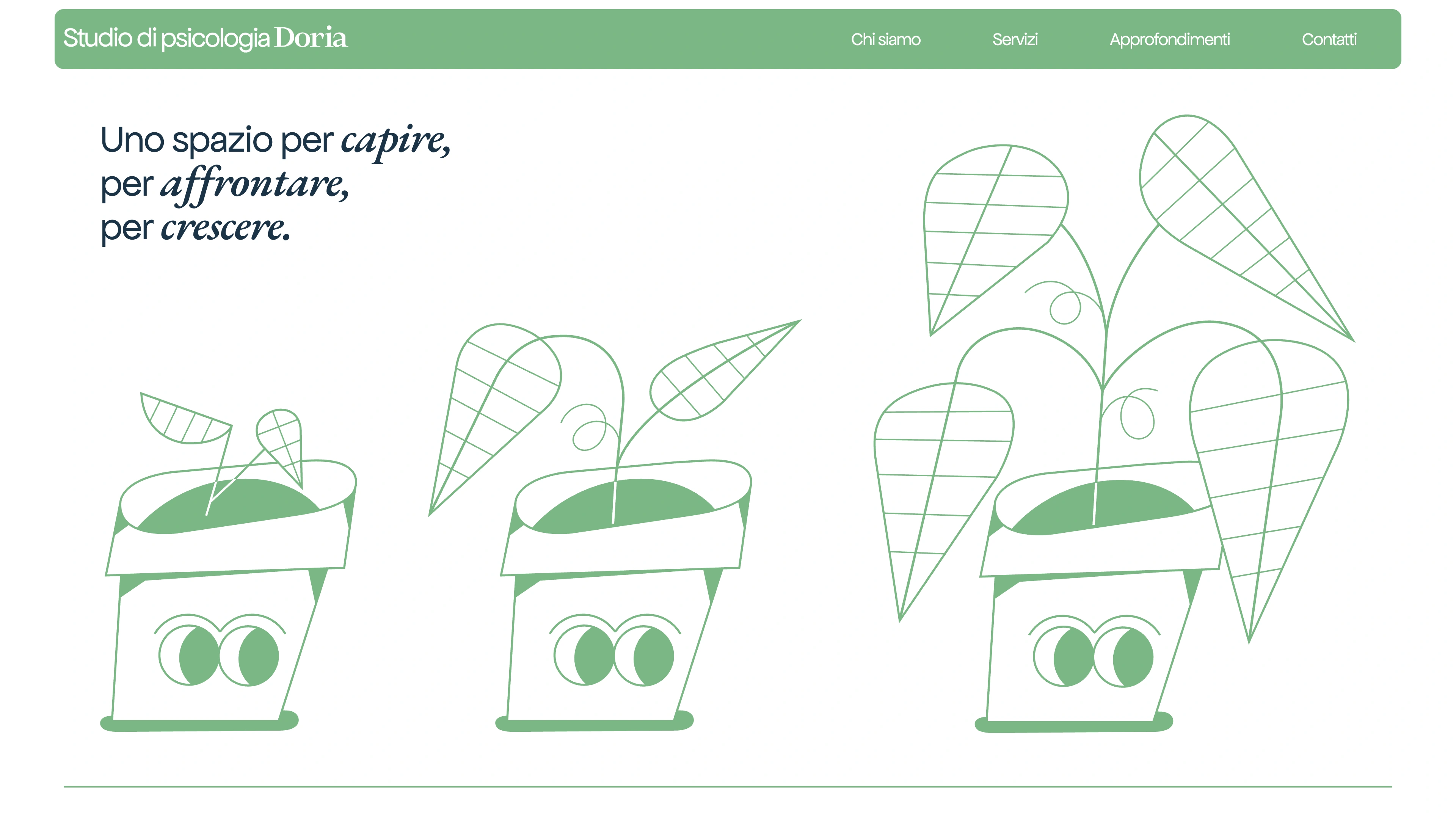 Studio Psicologia Doria — website overview