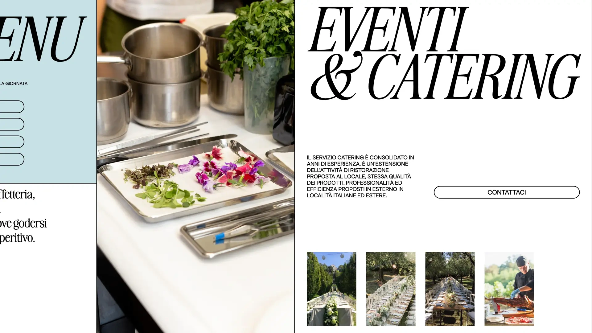 Gastronomia Lanzani — website overview