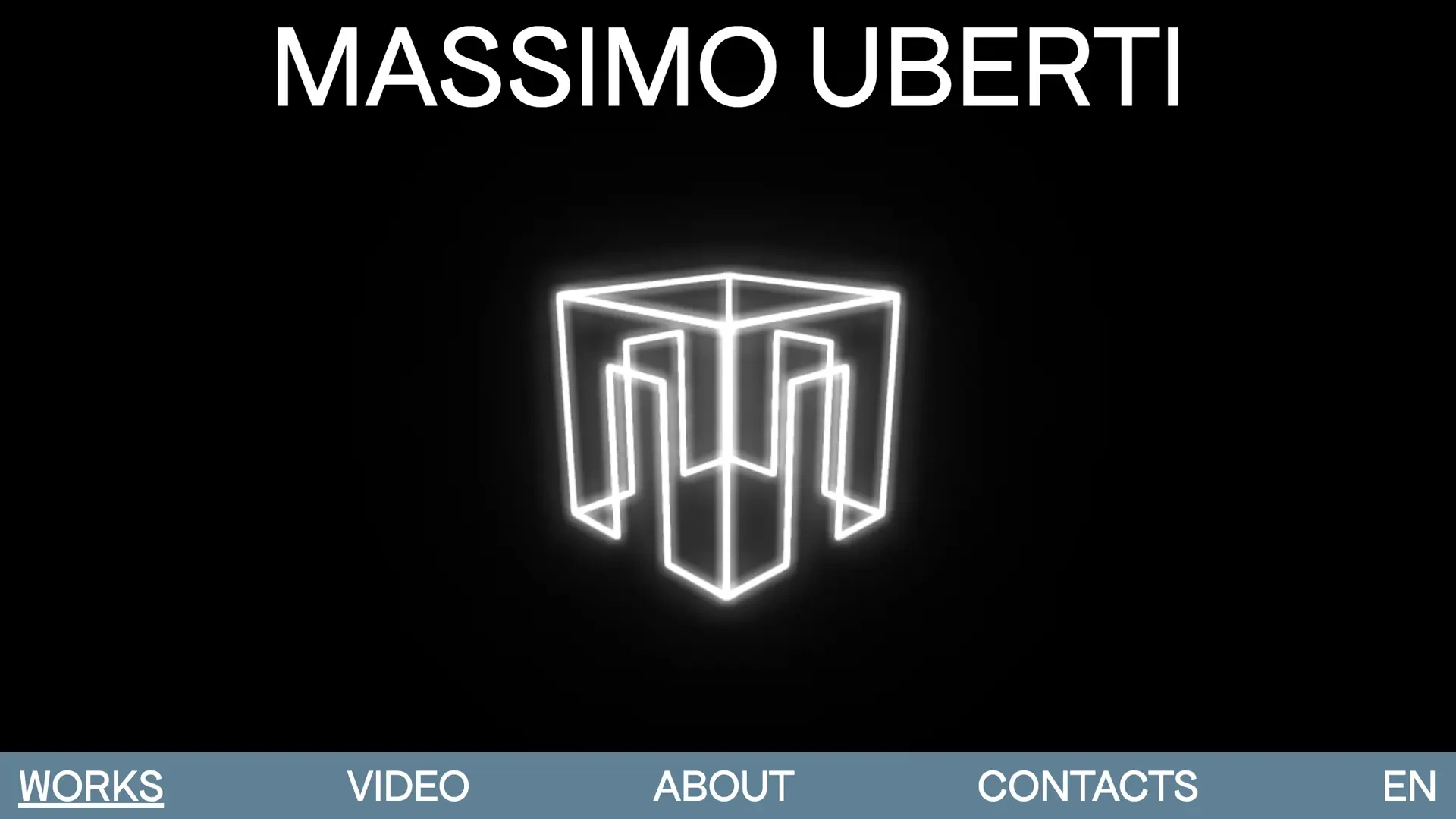 Massimo Uberti — website overview