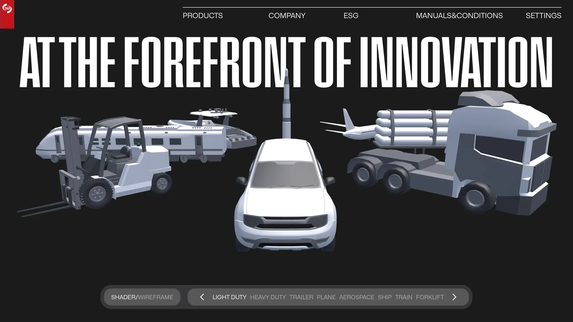 Omb Saleri — website overview