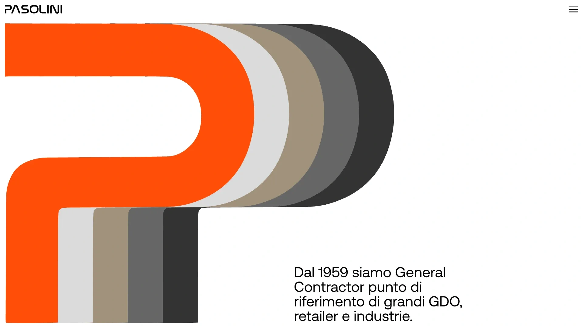 Pasolini — website overview