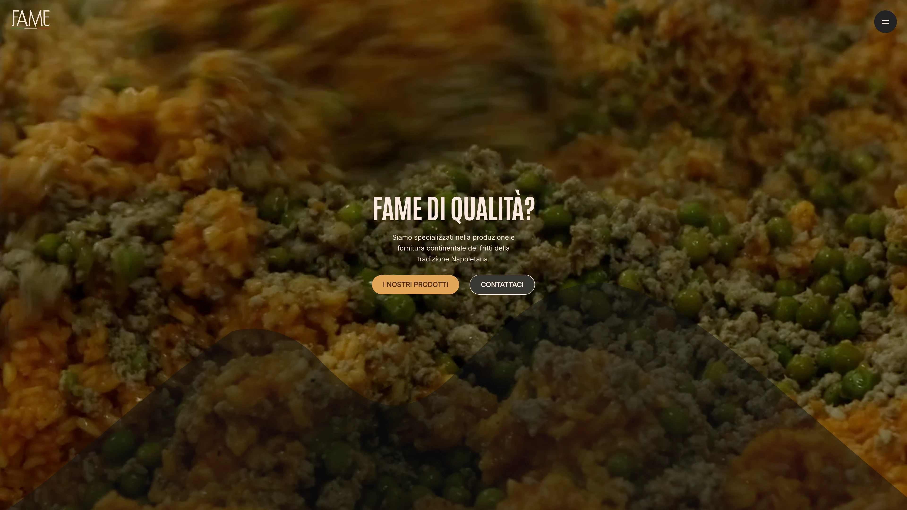 Fame — La Frittura di Napoli — website overview
