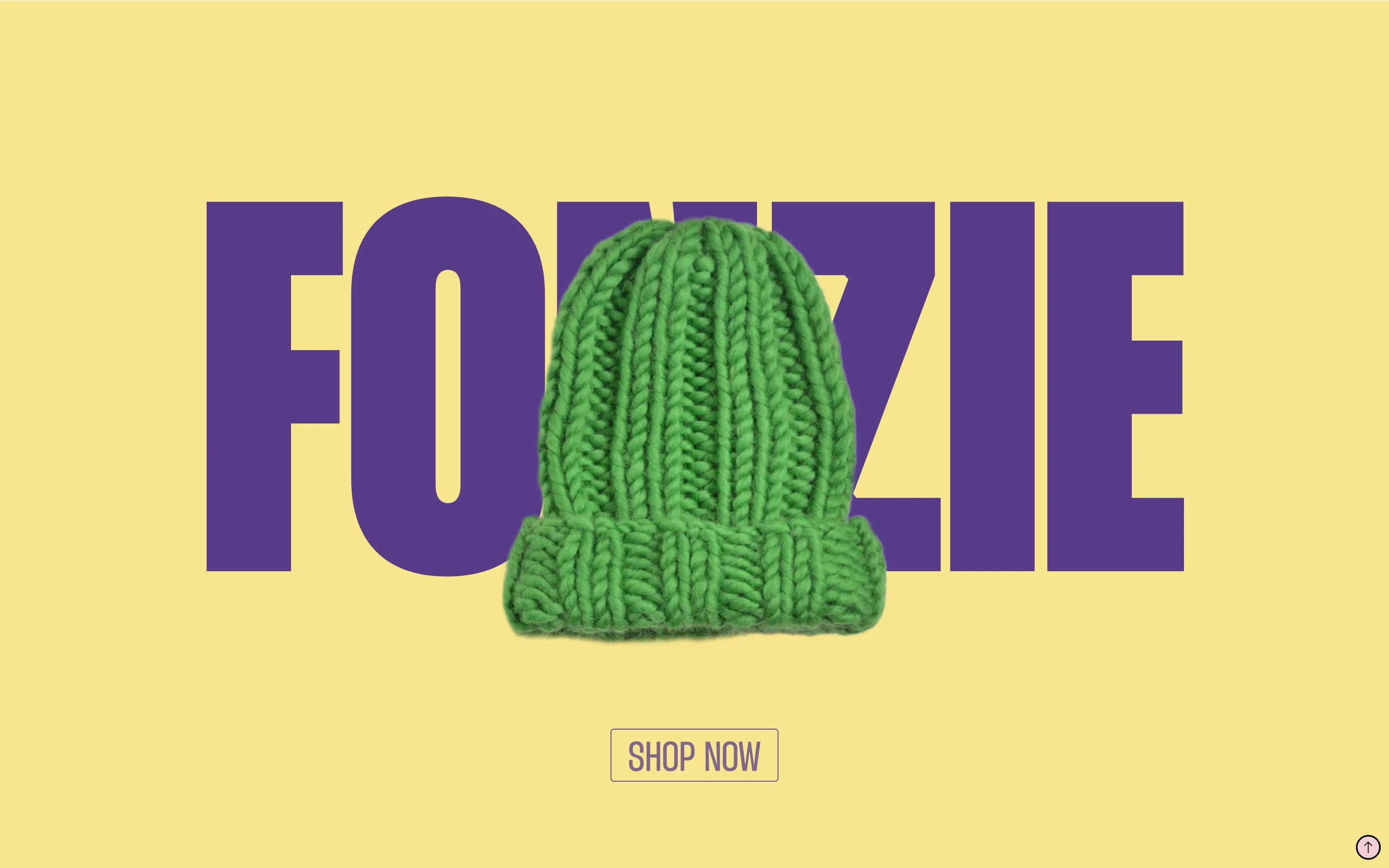 Laura Baresi desktop — Fonzie drop frame in campaign yellow
