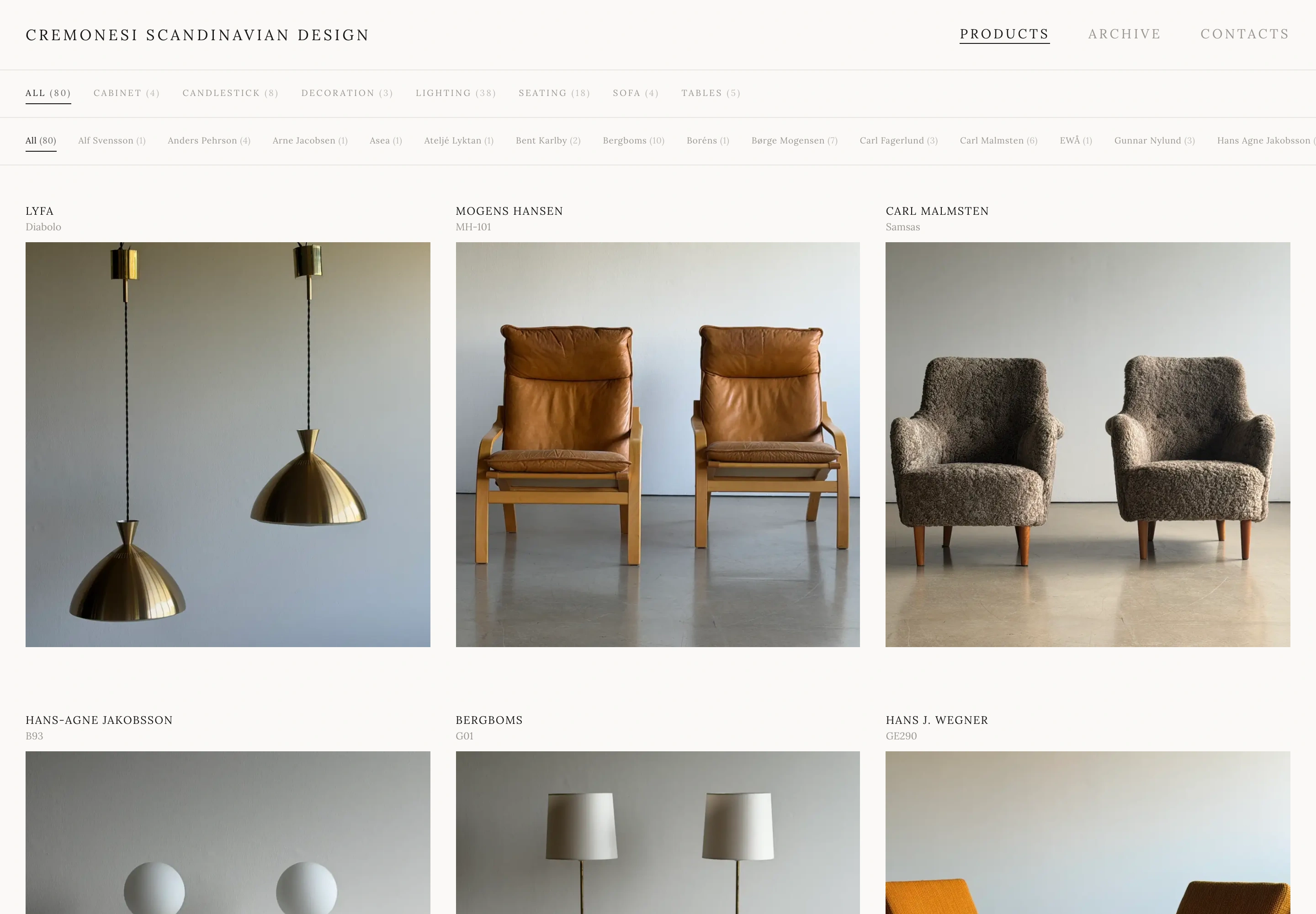 Cremonesi Scandinavian Design desktop — Available furniture catalogue