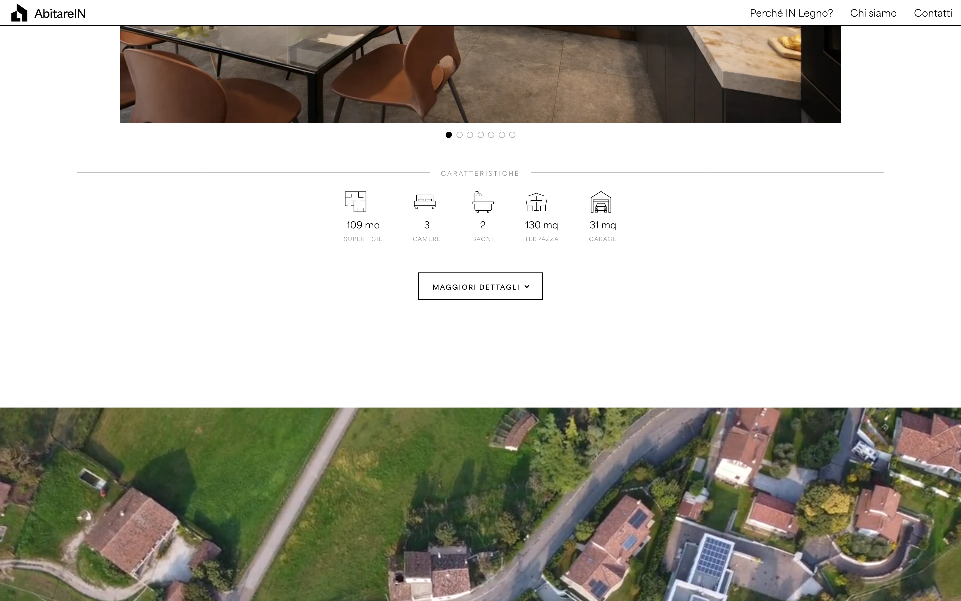 Abitare in Legno desktop — residence gallery section