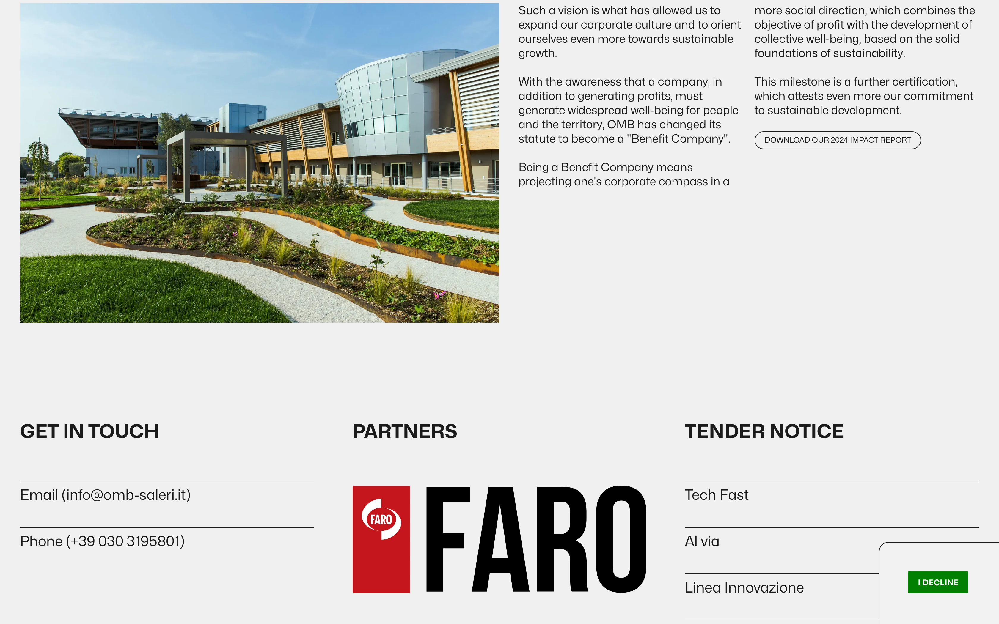 Omb Saleri desktop — contacts, partners and tender notice