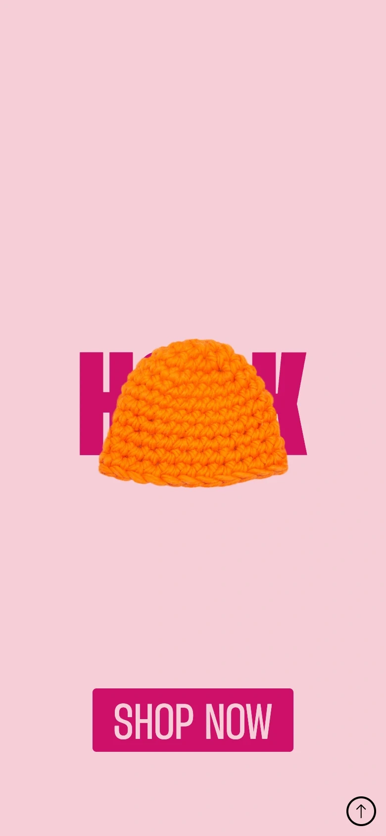 Laura Baresi mobile — Hook drop with the orange beanie