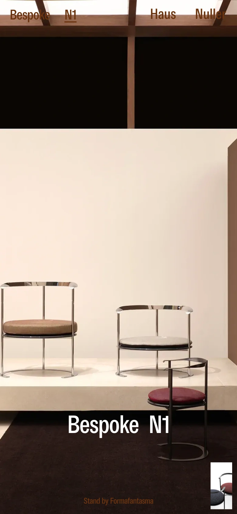 Haus Nuller mobile — Bespoke textile project gallery