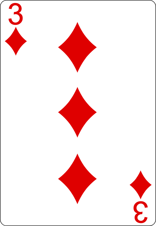 3 di quadri
