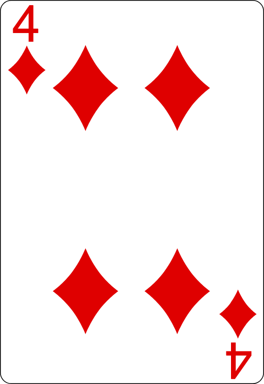 4 di quadri